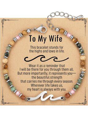 Unique Friendship Wave Bracelet - Perfect Birthday & Christmas Gift for Women